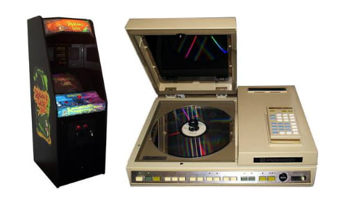 borne-laserdisc TNP borne laserdisc TEST Dragons Lair Xbox Live