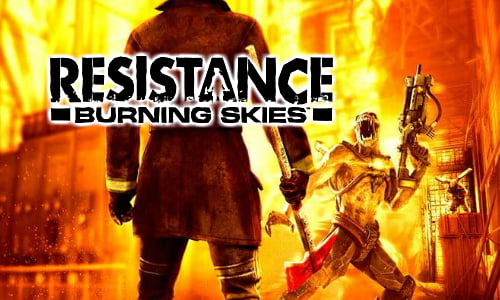 TNP resistance header TEST   Resistance: Burning Skies PSVita