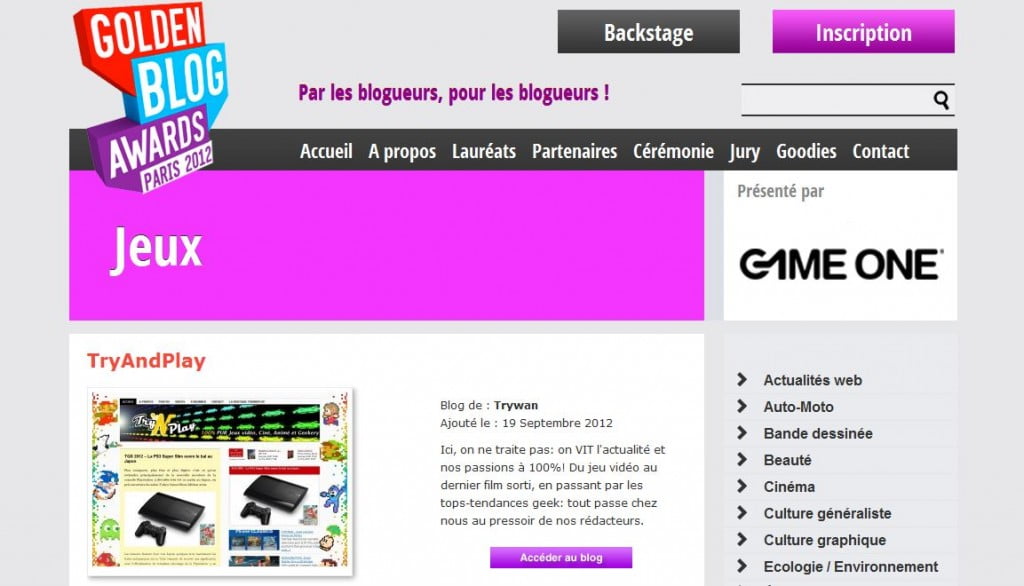 goldenblogawards TNP goldenblogawards 1024x586 Golden Blog Awards Votez pour TryAndPlay !