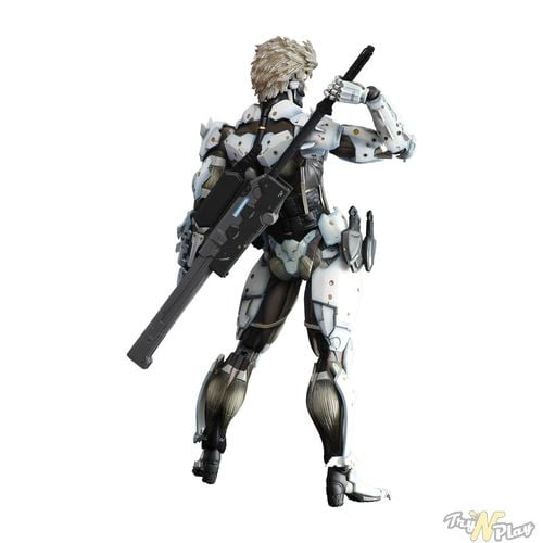 MGR Limited Edition - White Raiden Action Figure 02 TNP MGR Limited Edition White Raiden Action Figure 02 ACTU JEU Metal Gear Rising Revengeance: Deux Steelbooks sinon rien