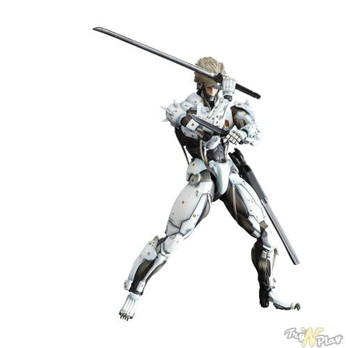 MGR Limited Edition - White Raiden Action Figure 05 TNP MGR Limited Edition White Raiden Action Figure 05 ACTU JEU Metal Gear Rising Revengeance: Deux Steelbooks sinon rien
