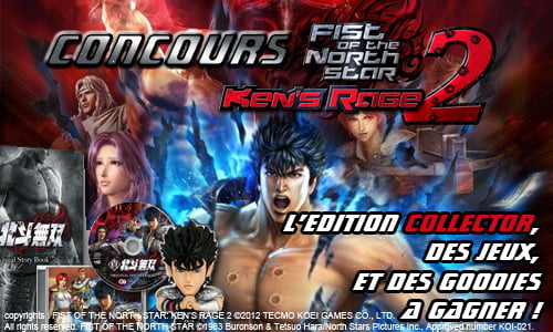 TNP CONCOURS Fist of the North Star: Kens Rage 2 : deux pour le prix dun ! photo TNP concours hokutonoken header CONCOURS Fist of the North Star: Kens Rage 2 : deux pour le prix dun !