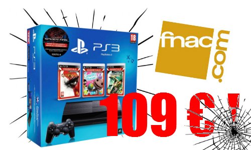 TNP BON PLAN FNAC La Playstation 3 pour 109€ photo TNP ps3 109e header BON PLAN FNAC La Playstation 3 pour 109€