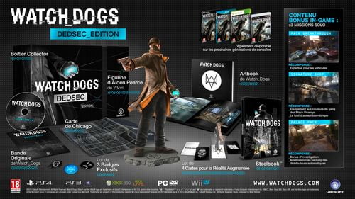 TNP ACTU JEU Watch Dogs : une date et des collectors photo TNP WD DEDSEC EDITION mockup WITH FRA ACTU JEU Watch Dogs : une date et des collectors