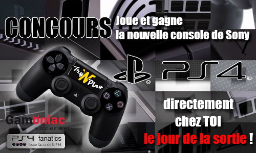TNP concours gamoniac header CONCOURS PS4   La nouvelle Playstation chez TOI le jour de la sortie !